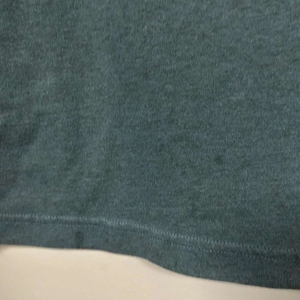 Banana Republic Steel Blue, Cotton Blend Motorcycle TSHIRT Size MED